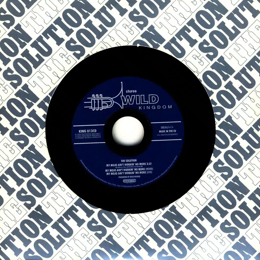 My Mojo Ain't Working No More