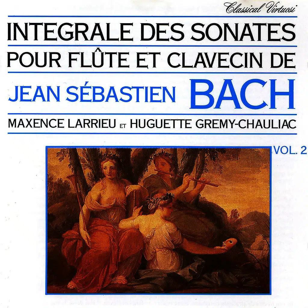 Jean-Sébastien Bach - Intégrale Pour Flûte Et Clavecin Vol. 2
