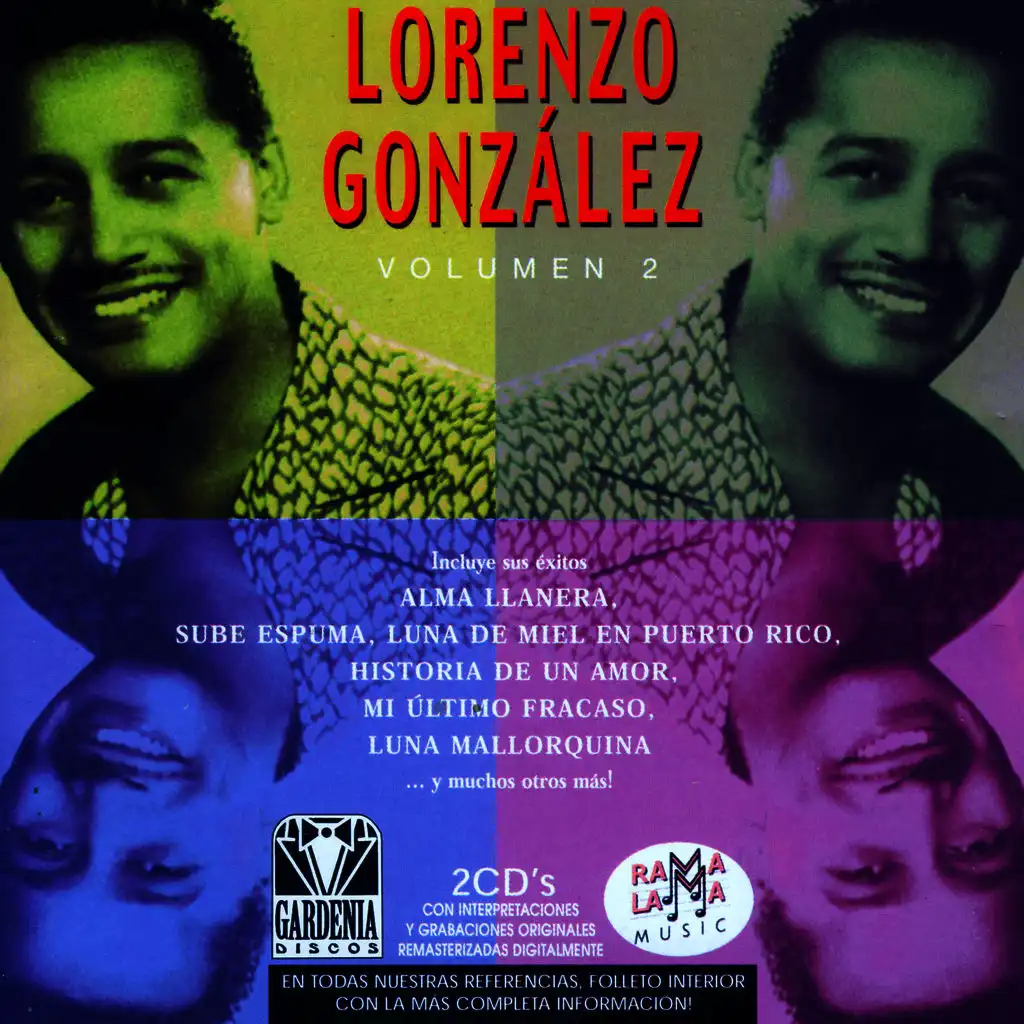 Lorenzo González. Sus Éxitos Tropicales Vol. 2
