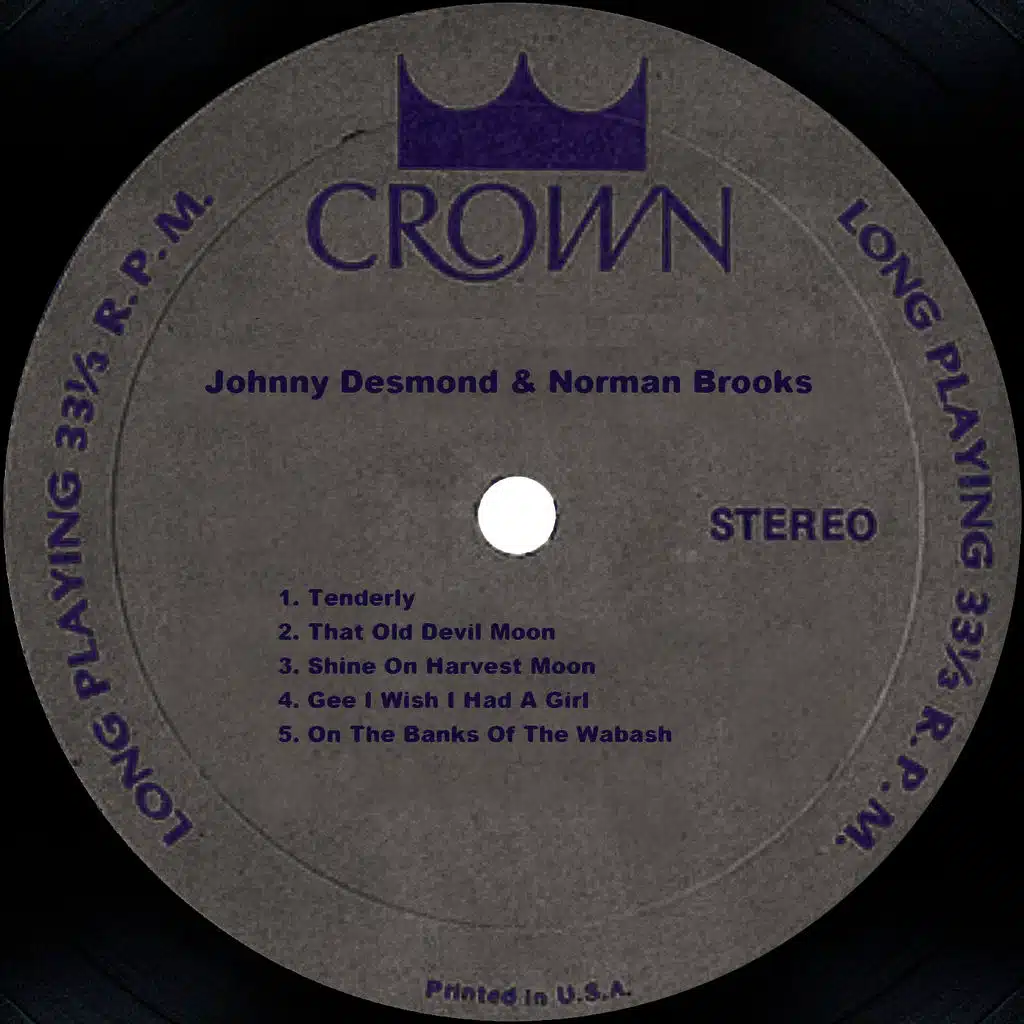 Johnny Desmond And Norman Brooks