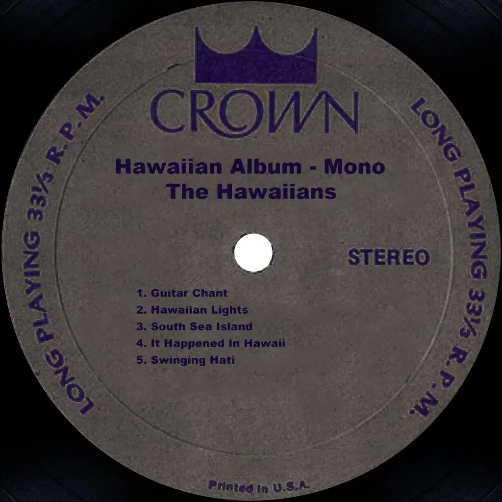 Hawaiian Album in Mono