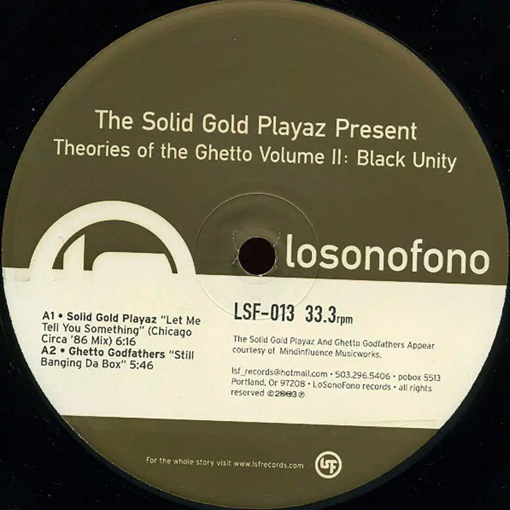 Theories of the Ghetto, Vol. 2 - Black Unity