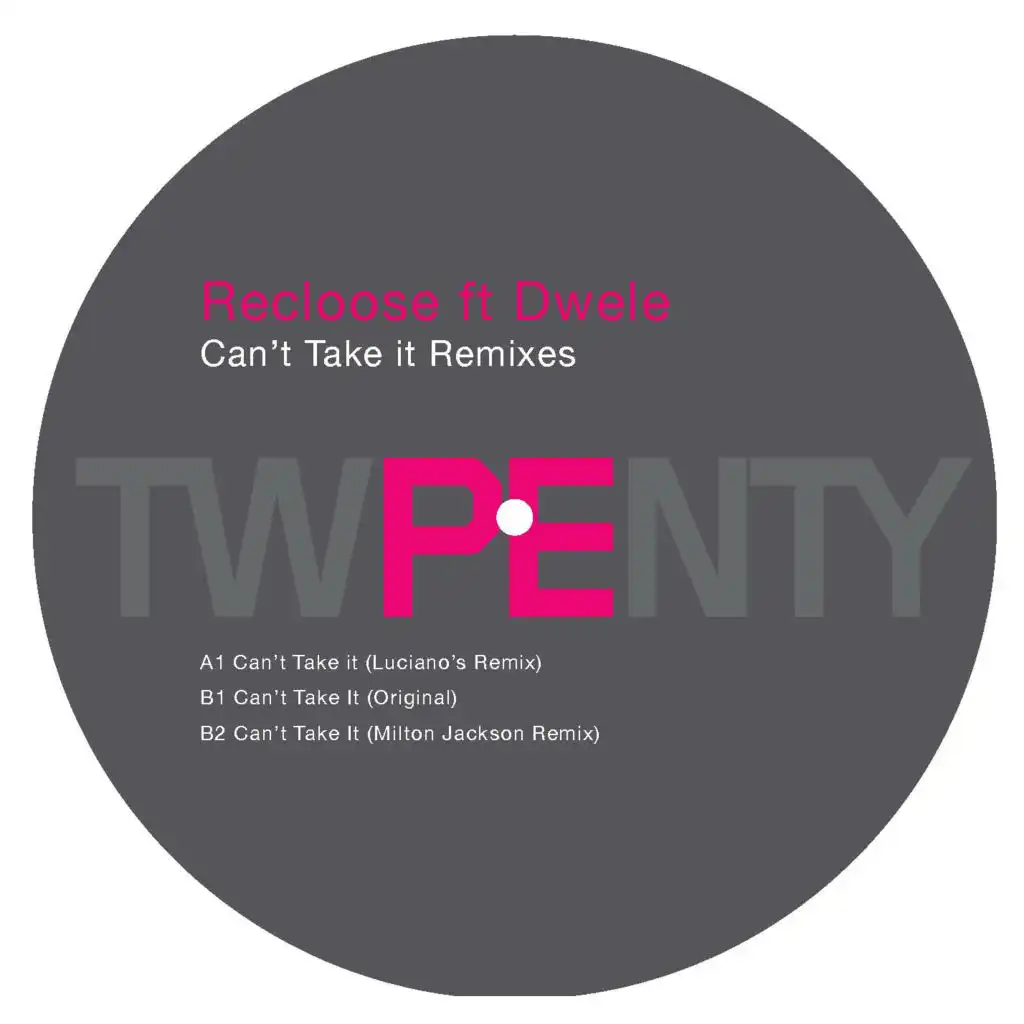 Can't Take It (Remixes)