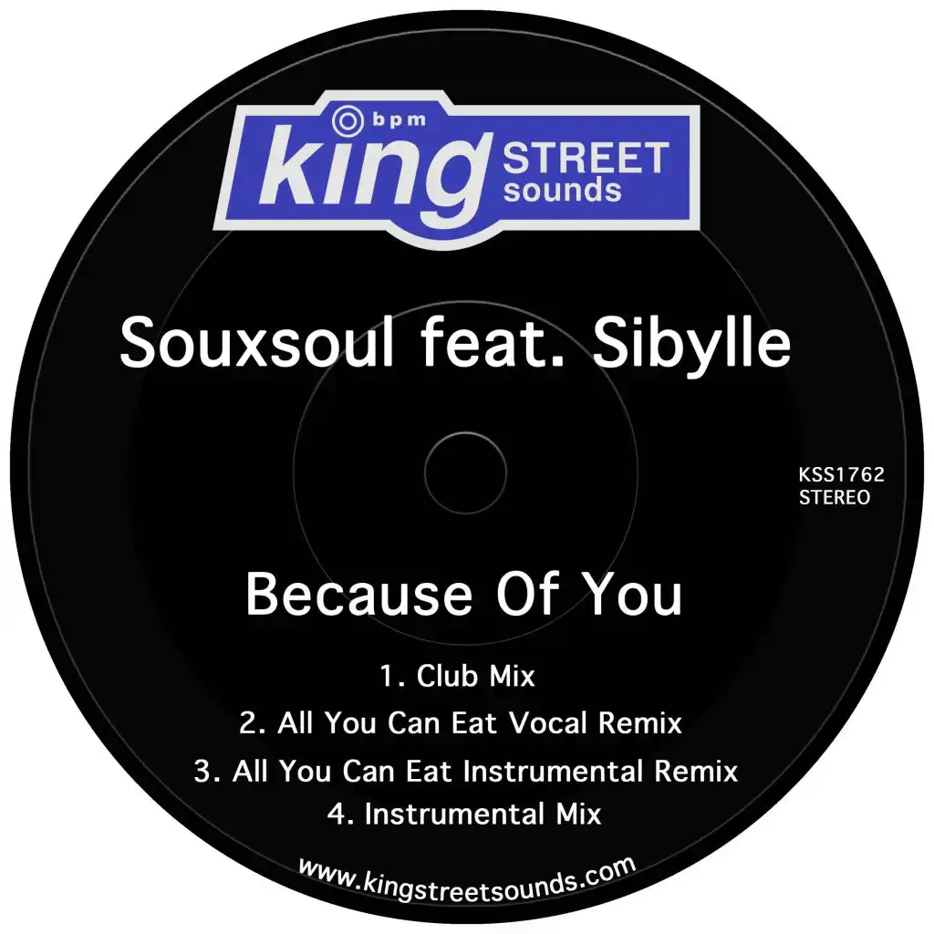 Because Of You (All You Can Eat Instrumental Remix) [feat. Sibylle]