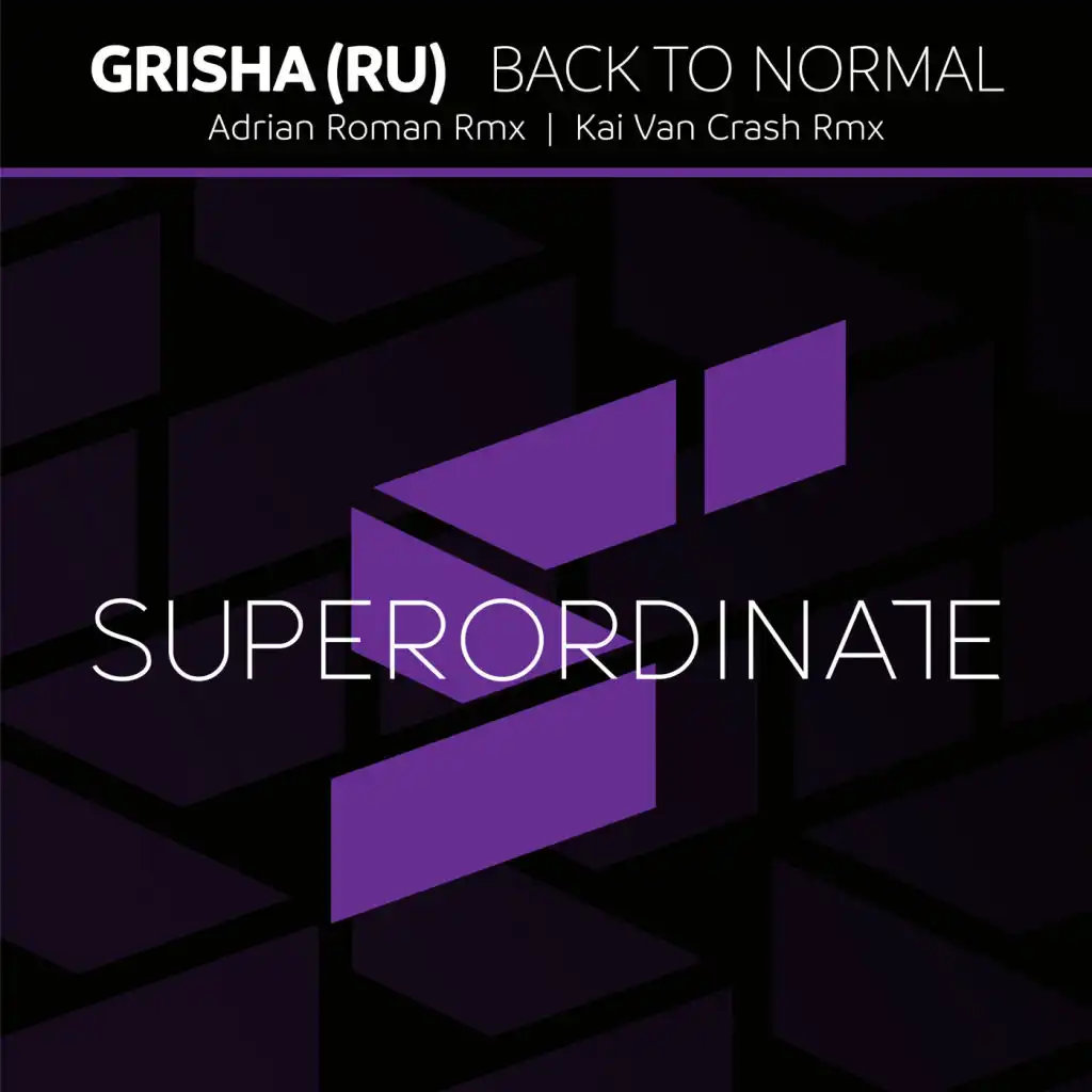 Back to Normal (Adrian Roman Rmx)