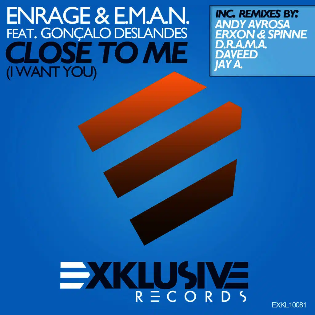 Close To Me (I Want You) (Original Mix) [ft. Gonçalo Deslandes ]