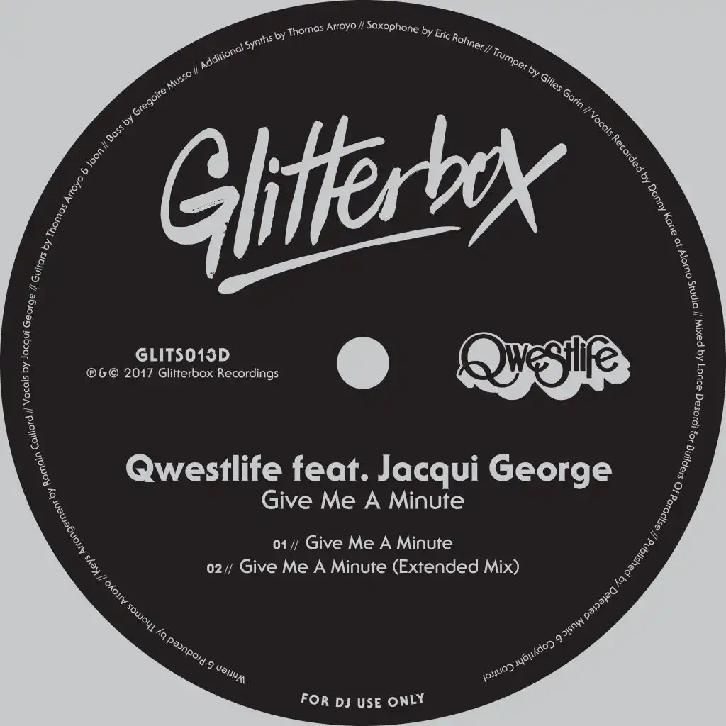 Give Me A Minute (feat. Jacqui George) [Extended Mix]