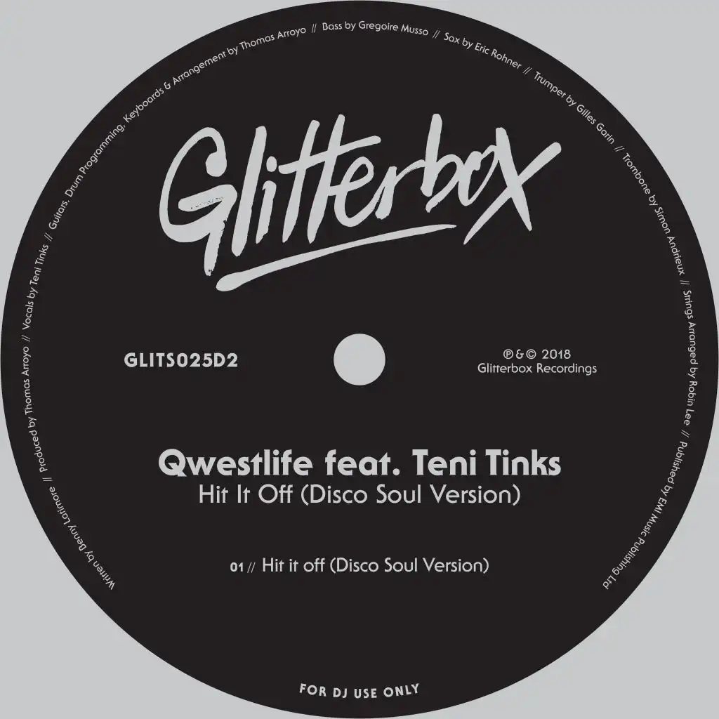 Hit It Off (feat. Teni Tinks) [Disco Soul Version]