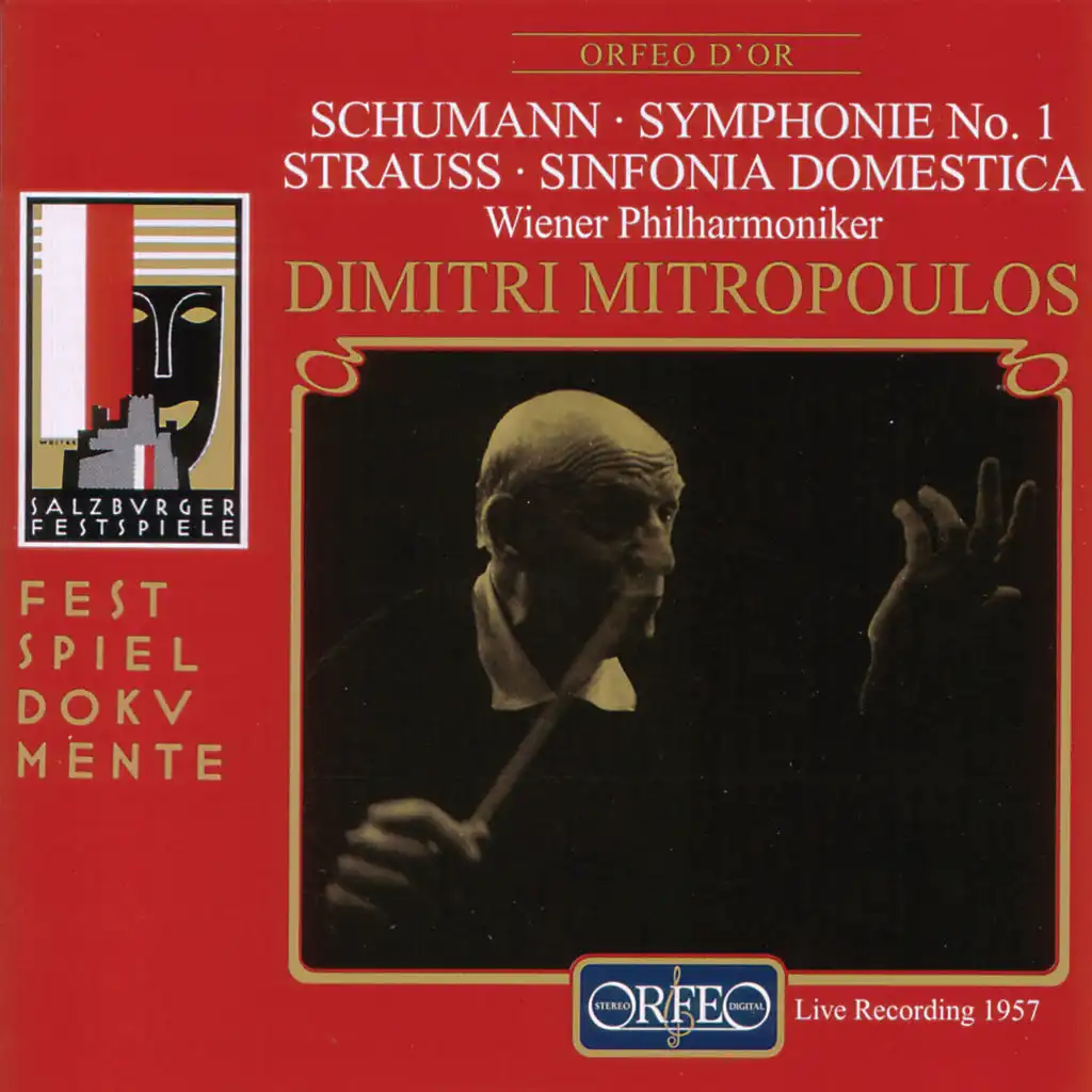 Schumann: Symphony No. 1 – Strauss: Sinfonia domestica (Live)