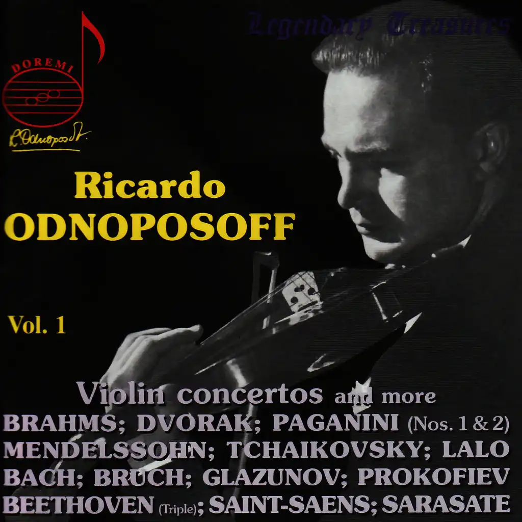 Concerto for violin and orchestra No. 1 in G Minor, Op. 26: I. Allegro Moderato