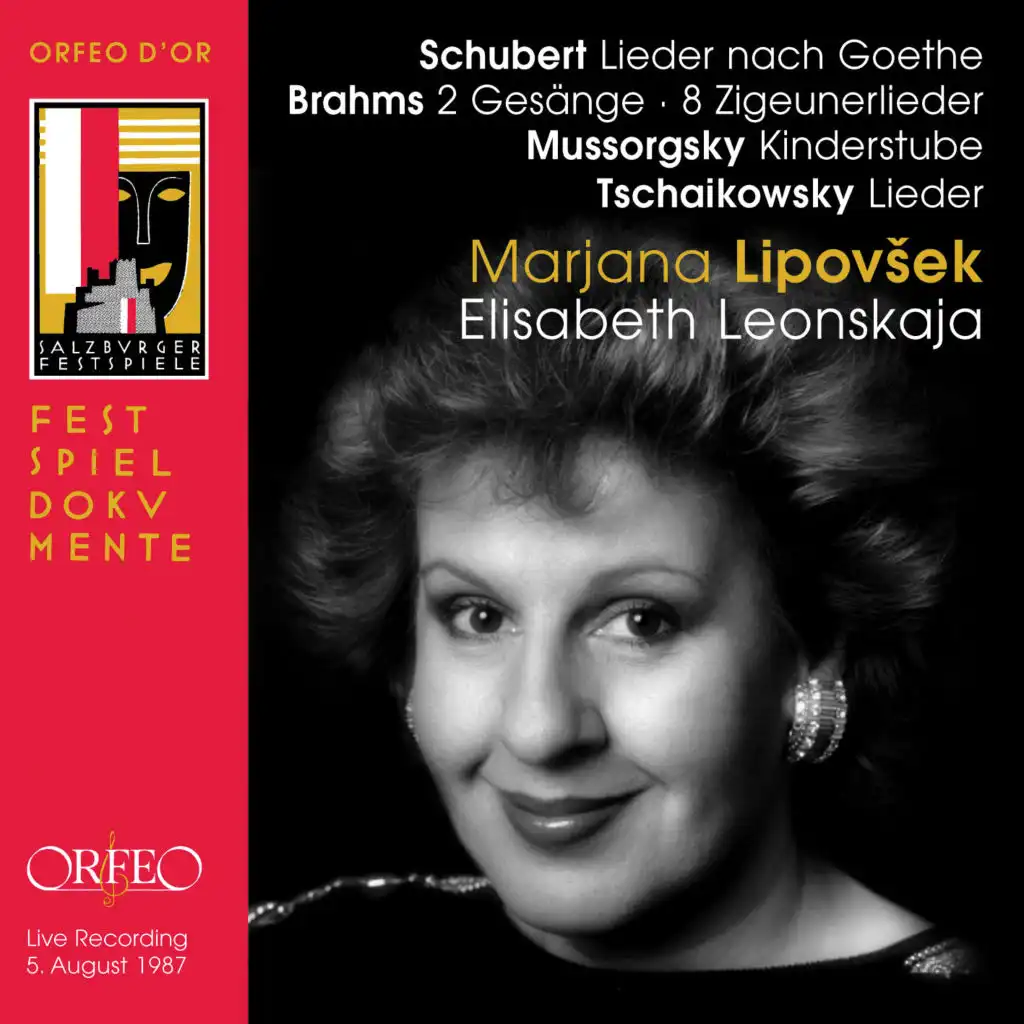 Schubert, Brahms & Mussorgsky: Lieder (Live)