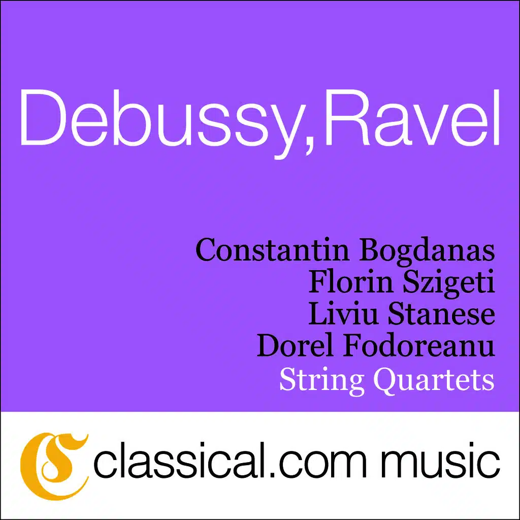 Claude Debussy, String Quartet In G Minor, Op. 10