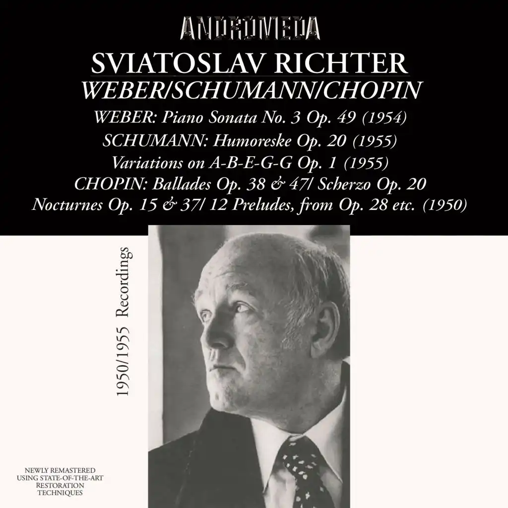 Sviatoslav Richter - Weber/Schumann/Chopin (Live)