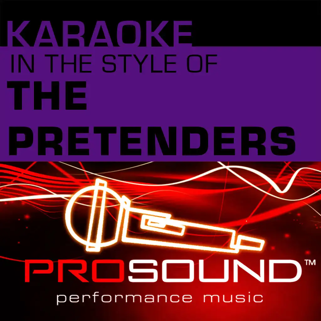 Middle Of The Road (Karaoke Lead Vocal Demo)[In the style of Pretenders]