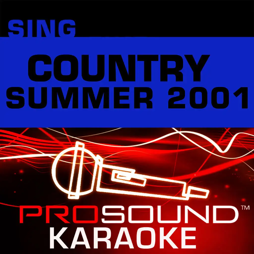 Sing Country Summer 2001 (Karaoke Performance Tracks)