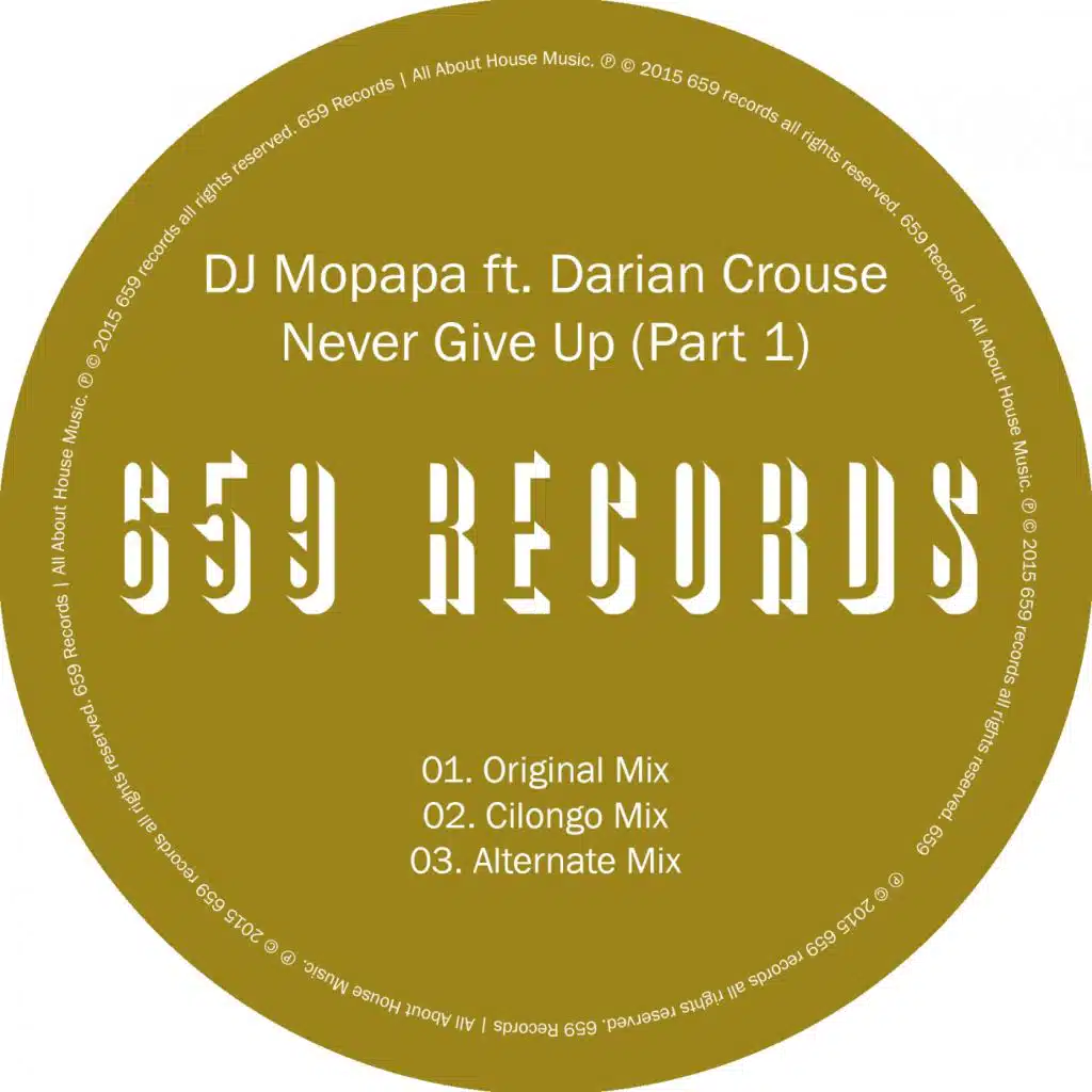 Never Give Up (feat. Darian Crouse)