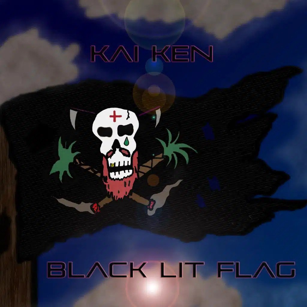Black Lit Flag