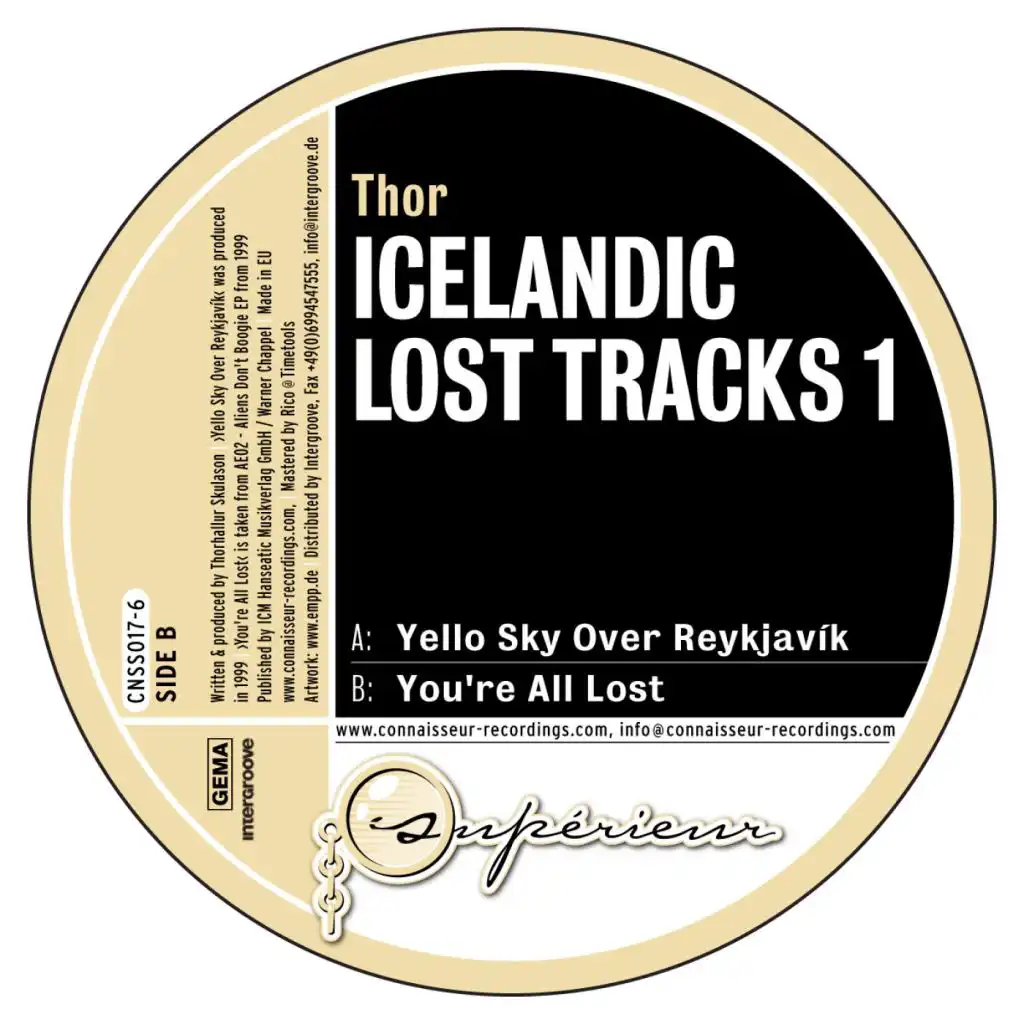 Yellow Sky Over Reykjavík (Original)