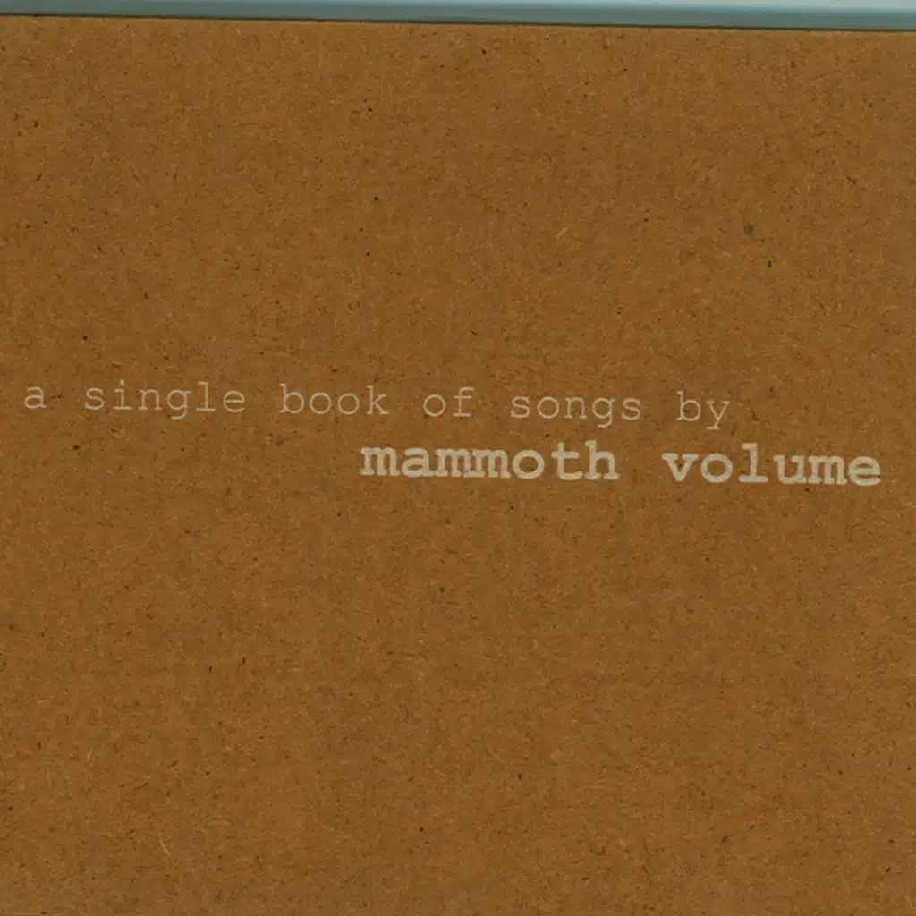 A Single Book Of Songs