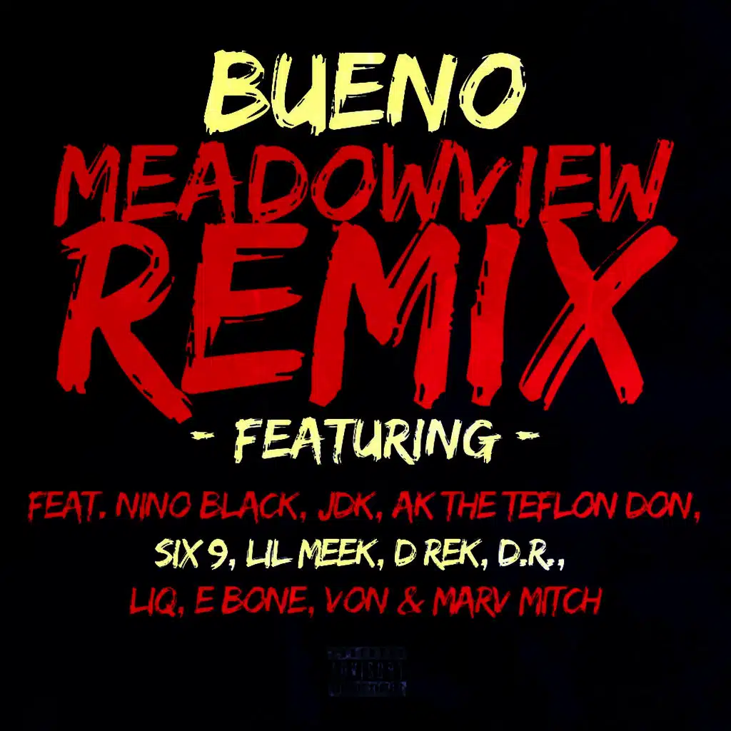 Meadowview (feat. Nino Black, Jdk, Ak the Teflon Don, Six 9, Lil Meek, D Rek, D.R., Liq, E Bone, Von & Marv Mitch) [Remix]