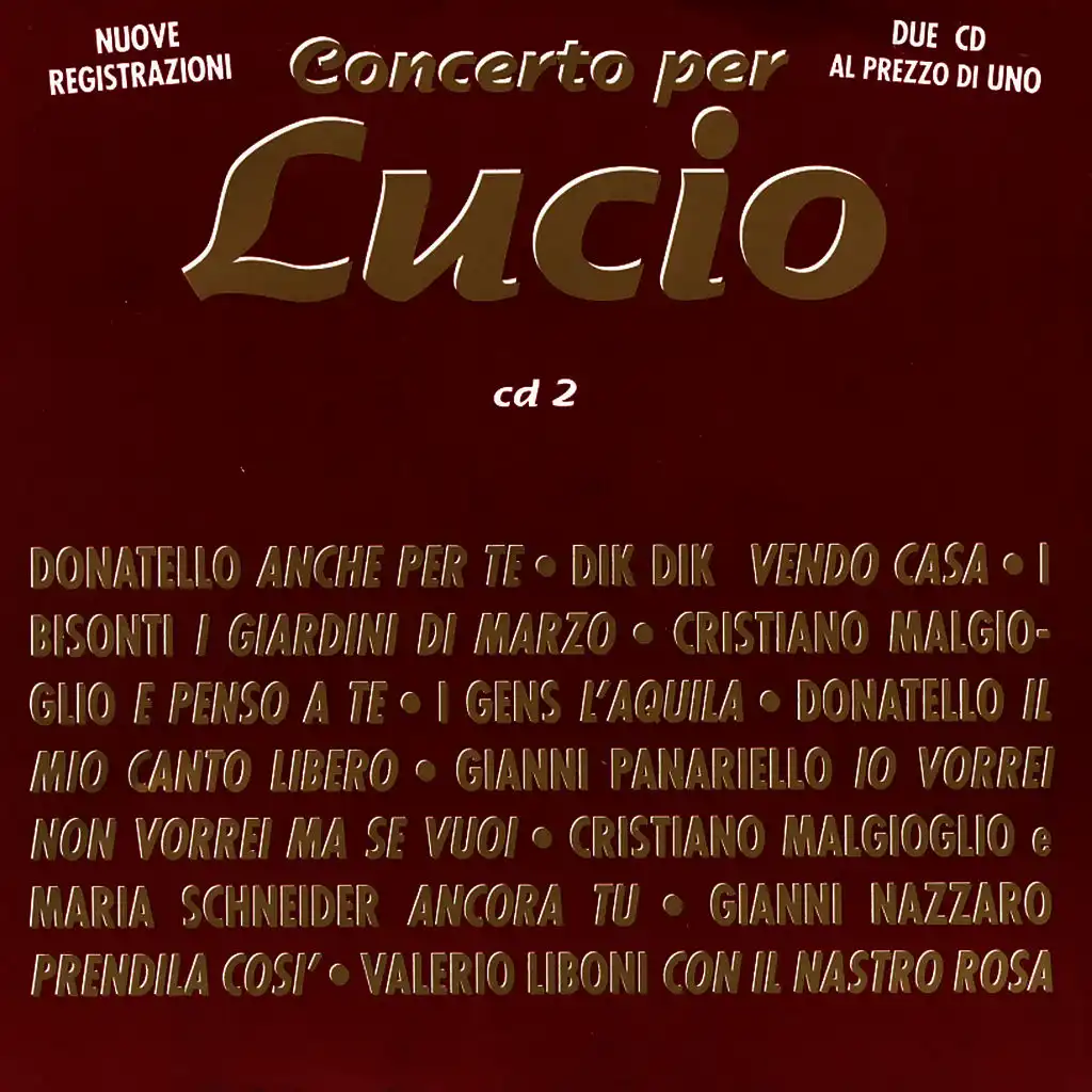 Concerto Per Lucio Vol 2