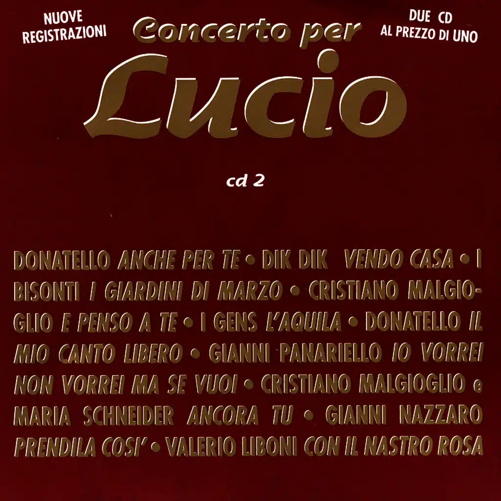 Concerto Per Lucio Vol 2