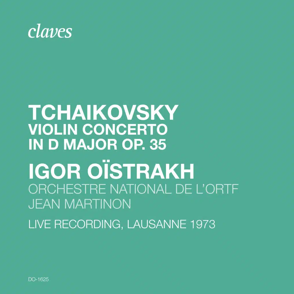 Tchaikovsky: Violin Concerto in D Major, Op. 35, TH 59 (Live Recording, Lausanne 1973)