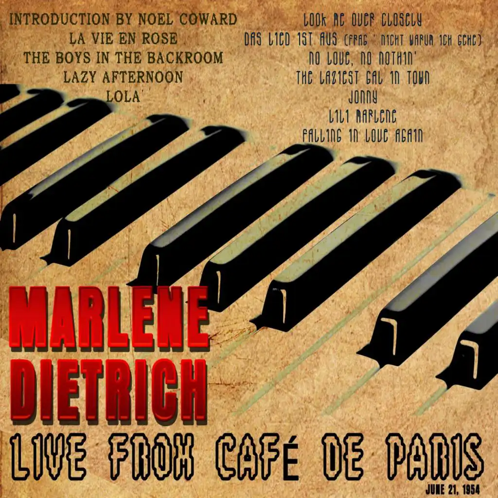 Live from Café de Paris June 21, 1954