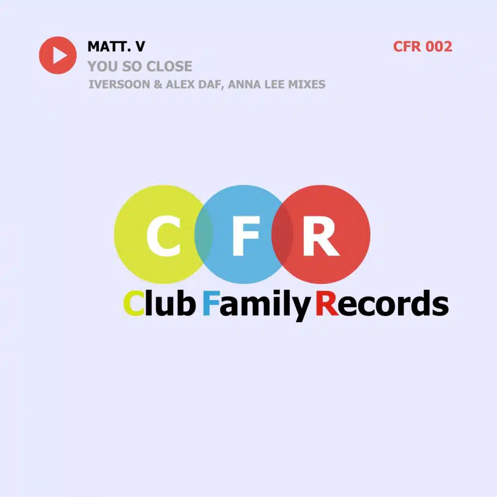 You So Close (Anna Lee Radio Edit)