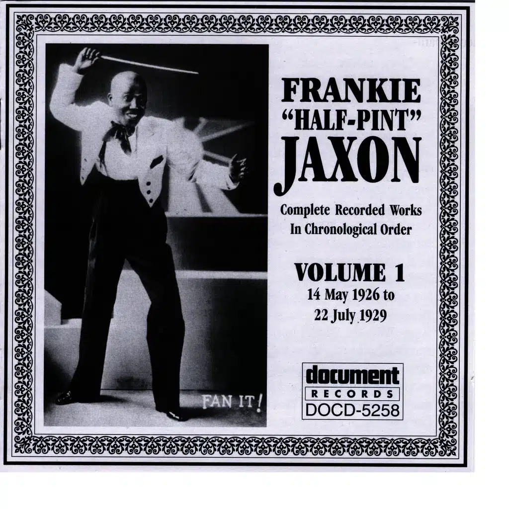 Frankie 'Half-Pint' Jaxon Vol. 1 1926-1929