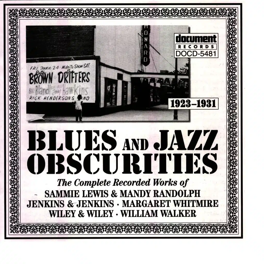 Blues & Jazz Obscurities (1923-1931)