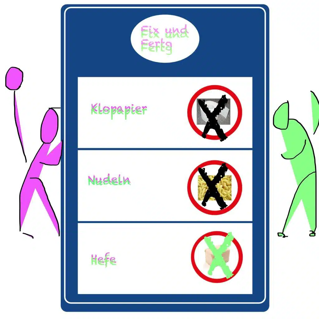 Klopapier Nudel Hefe
