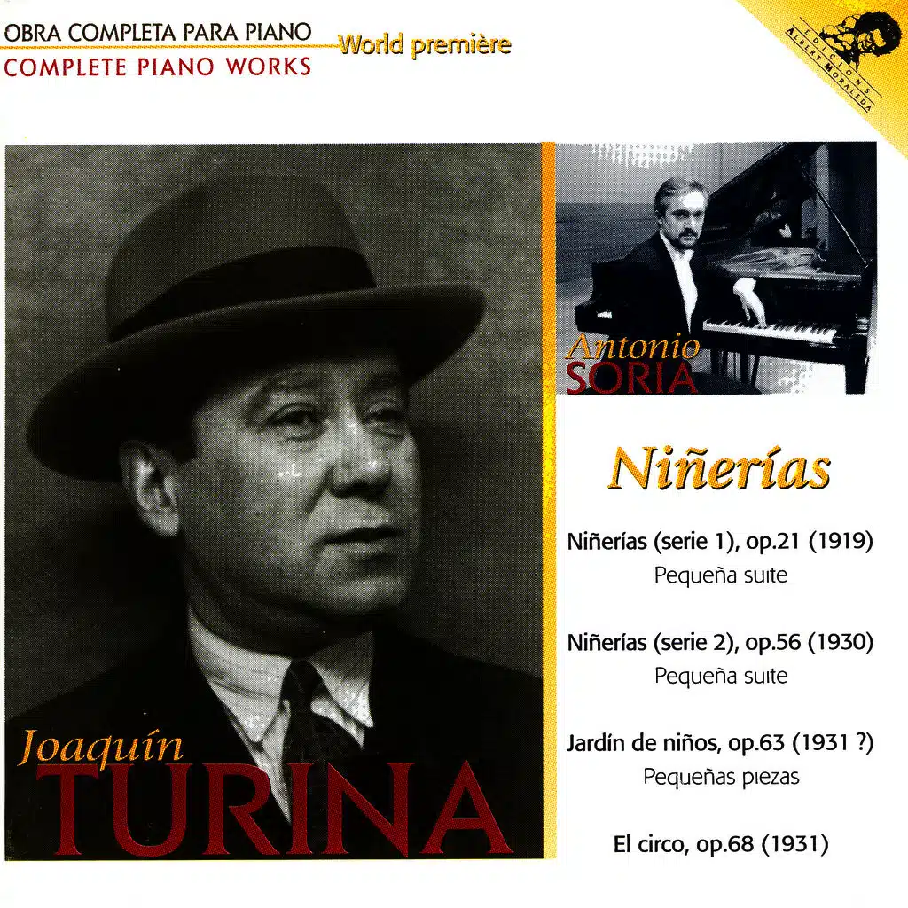 Joaquin Turina Complete Piano Works Vol 1 Niñerías