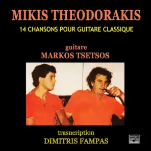 14 Chansons de Mikis Theodorakis Pour Guitar Classique