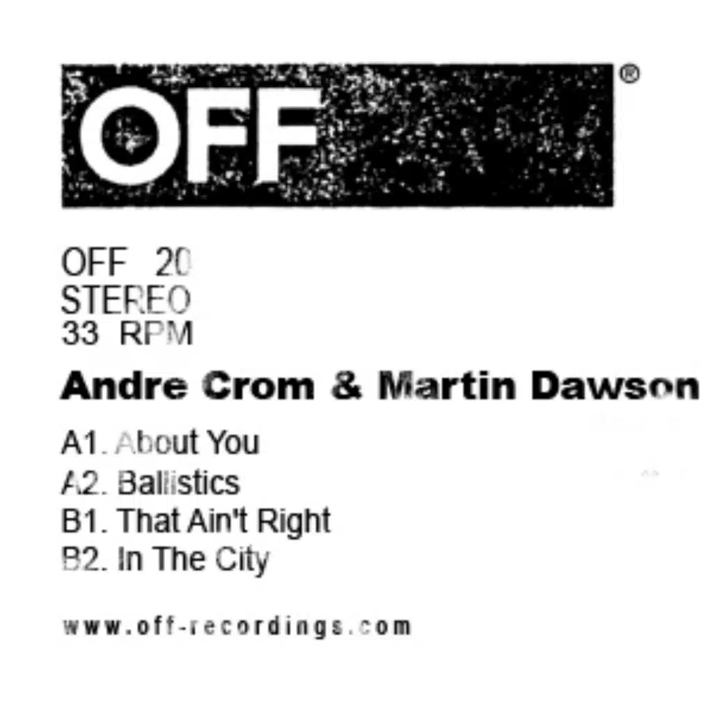 In The City (feat. Andre Crom & Martin Dawson)