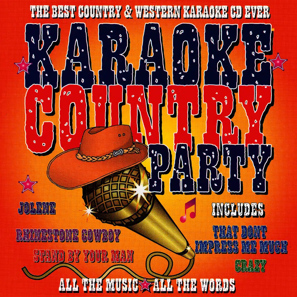 Karaoke Country Party - (Professional Backing Track Version)
