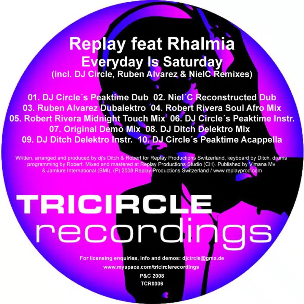 Everyday Is Saturday (Ruben Alvarez Dubalektro Mix) [feat. Rhalmia]