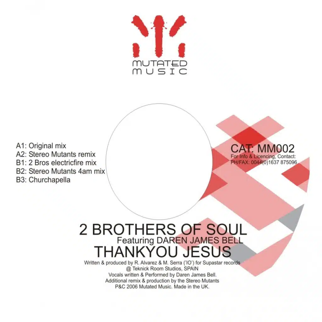 Thankyou Jesus (2 BOS Electricfire Mix) [feat. Daren James Bell]