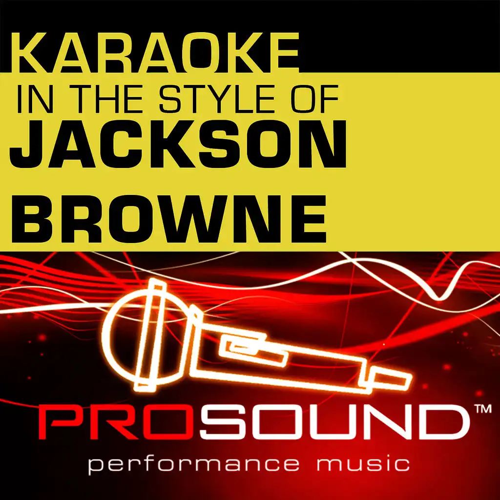 Doctor My Eyes (Karaoke Lead Vocal Demo)[In the style of Jackson Brown]