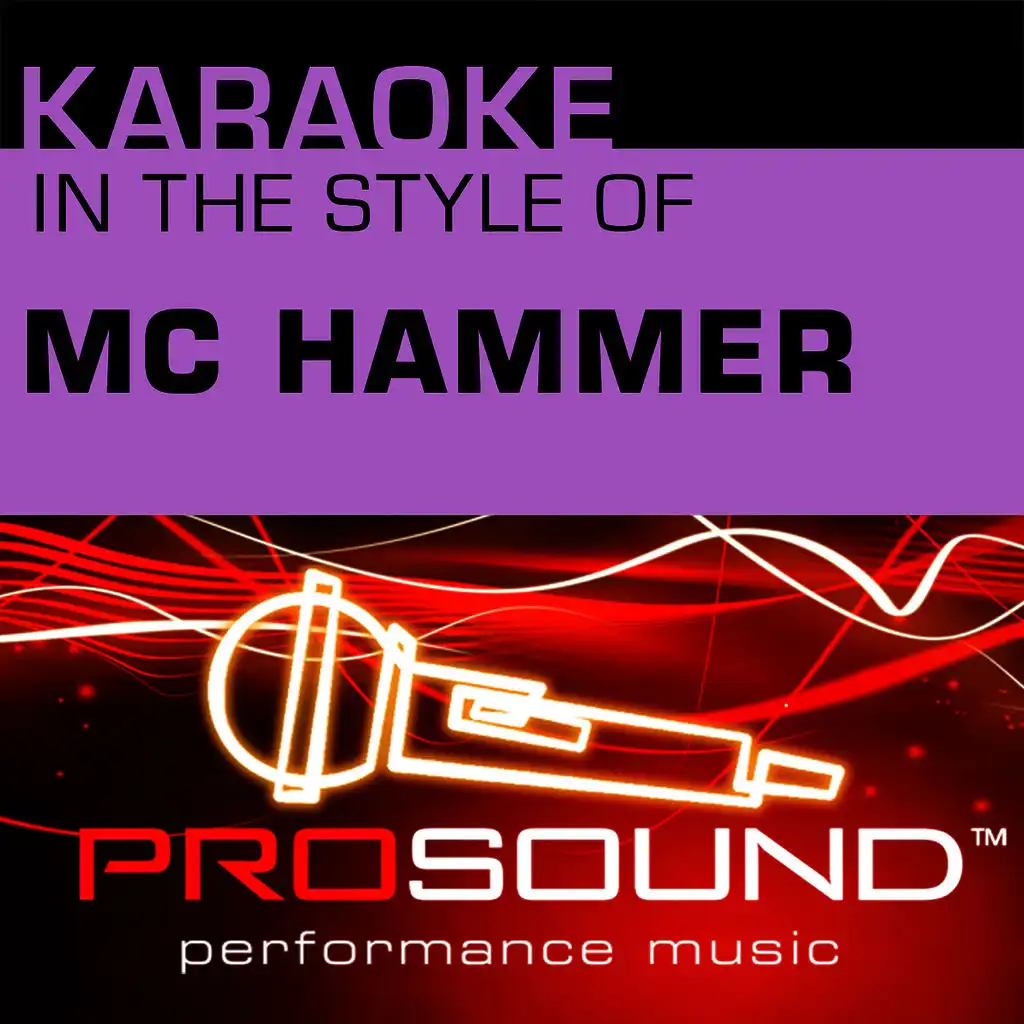 Pray (Karaoke With Background Vocals)[In the style of MC Hammer]