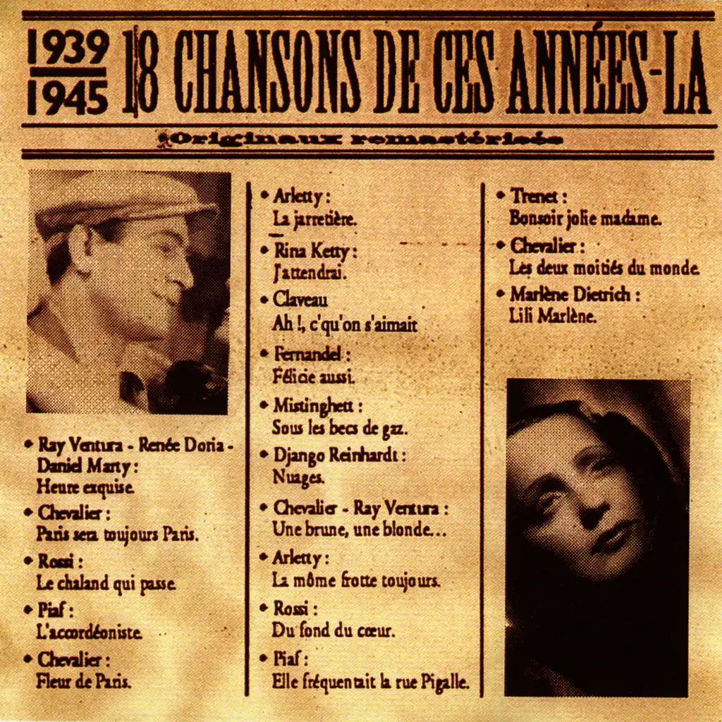 1939-1945 : 18 Chansons De Ces Années-Là