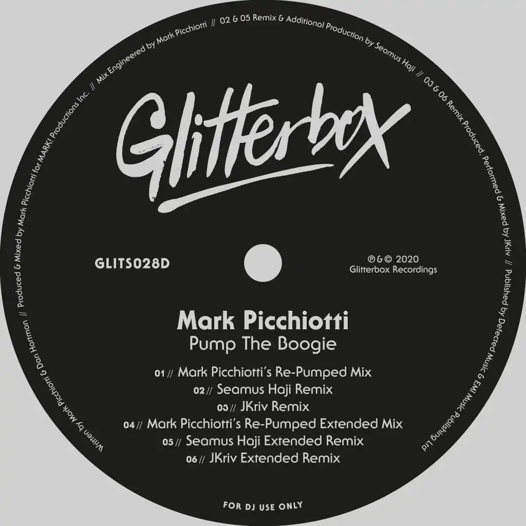 Pump The Boogie (Mark Picchiotti's Re-Pumped Mix)