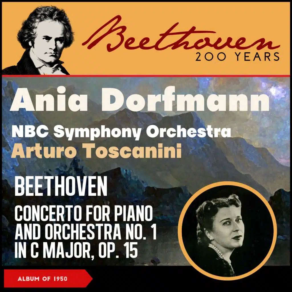Ania Dorfmann, NBC Symphony Orchestra, Arturo Toscanini
