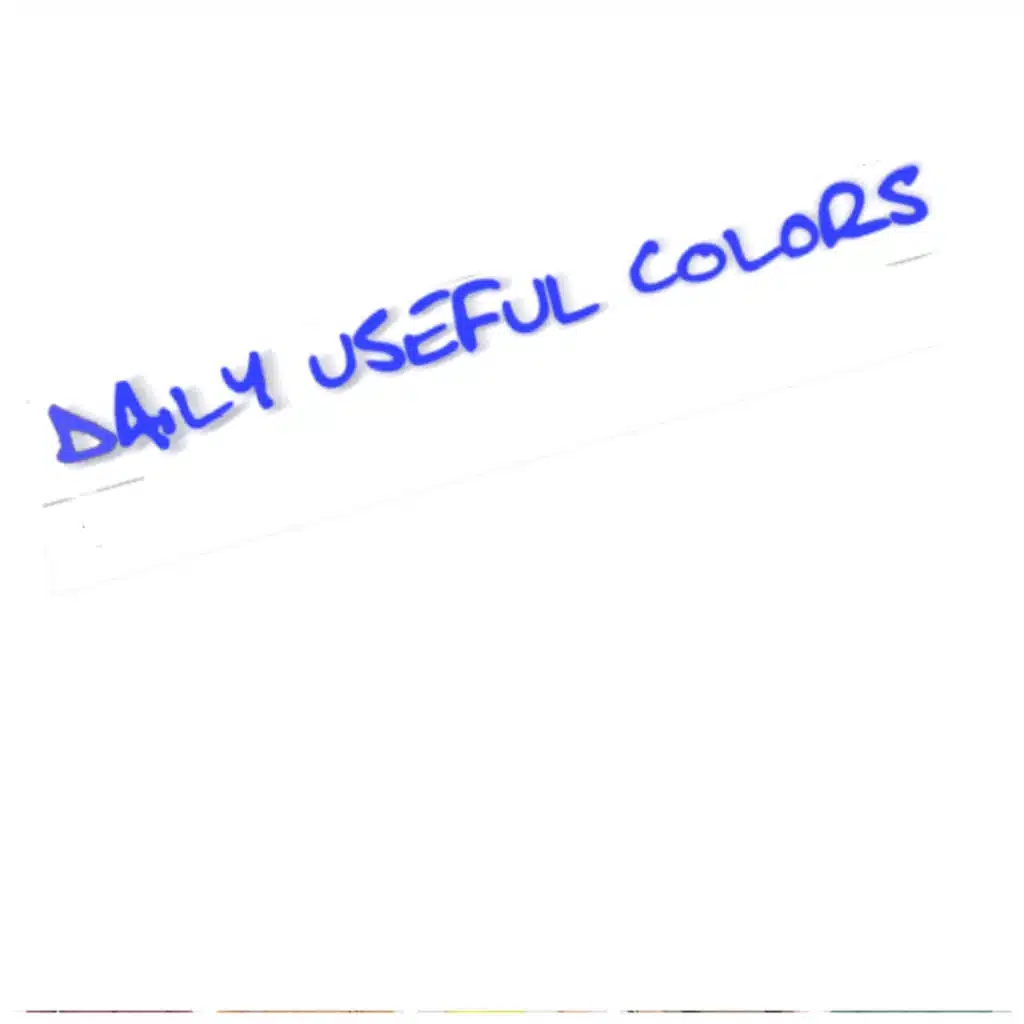 Daily Useful Colors