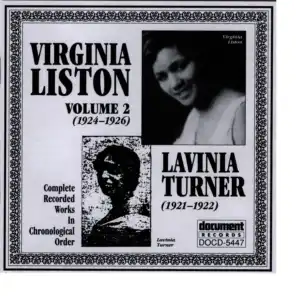 Virginia Liston Vol. 2 (1924-1926) Lavinia Turner (1921-1922)