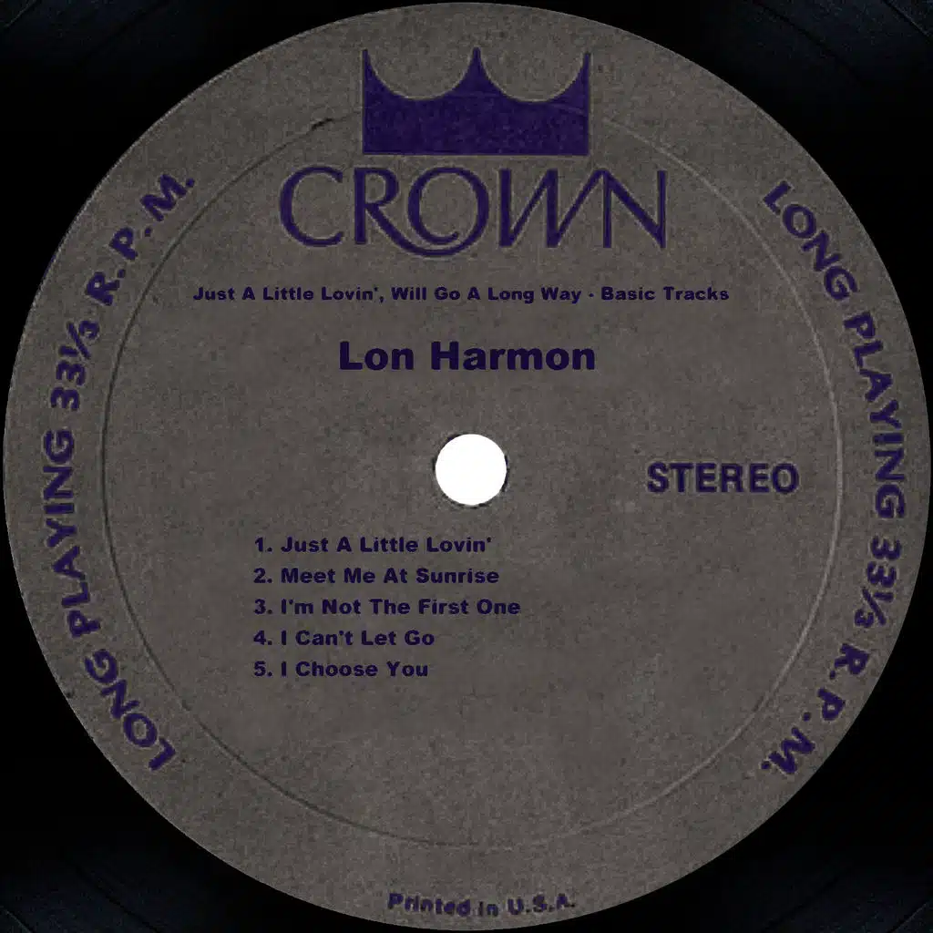 Just A Little Lovin' Will Go A Long Way