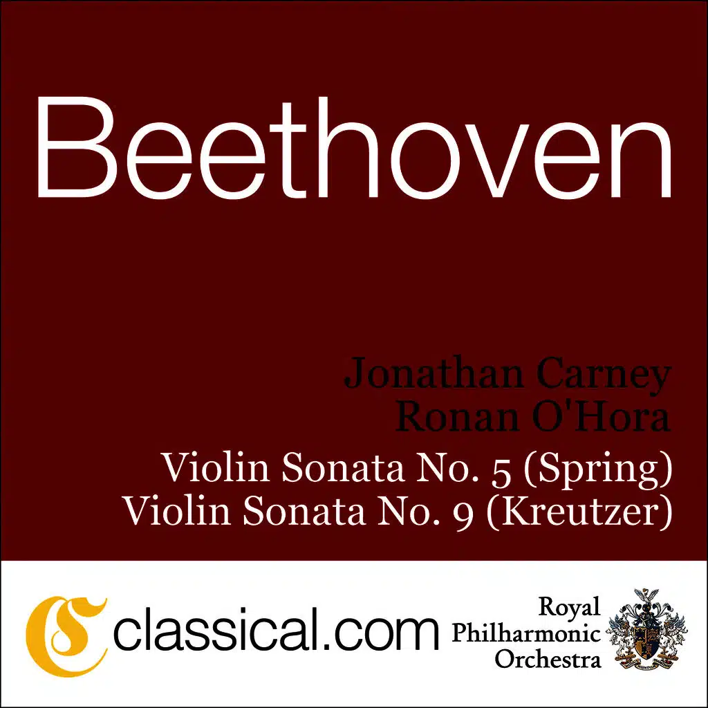 Ludwig van Beethoven, Sonata For Piano And Violin Op. 24 'spring' In F