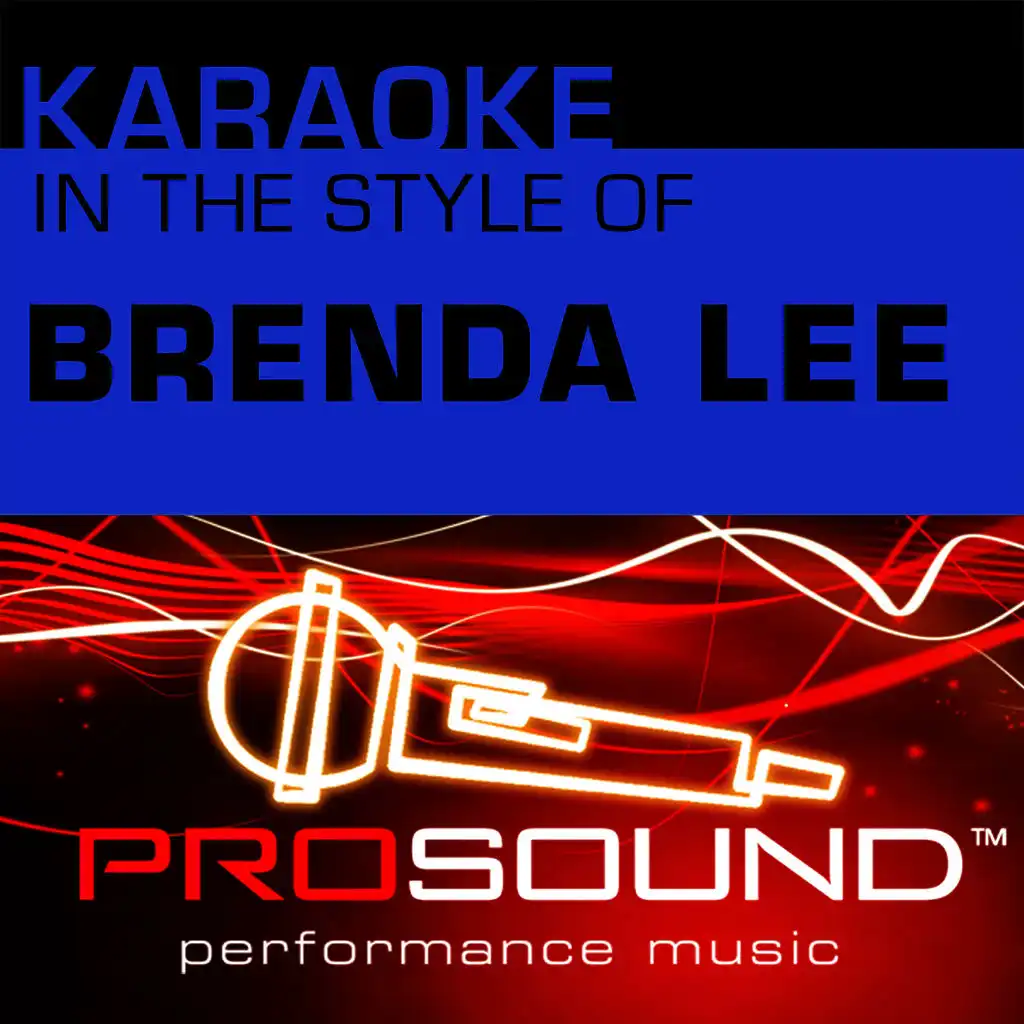 I'm Sorry (Karaoke Lead Vocal Demo)[In the style of Brenda Lee]