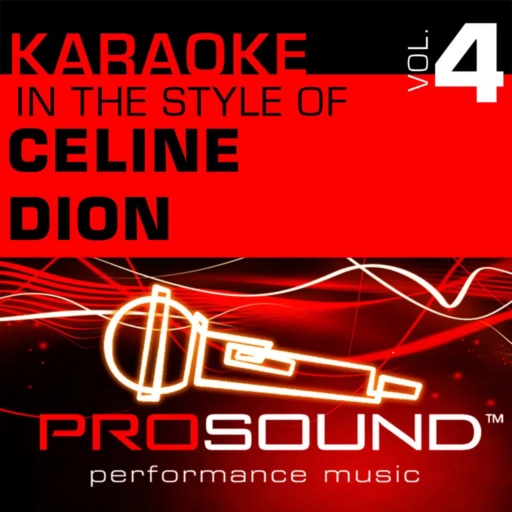 Power Of The Dream (Karaoke Lead Vocal Demo)[In the style of Celine Dion]