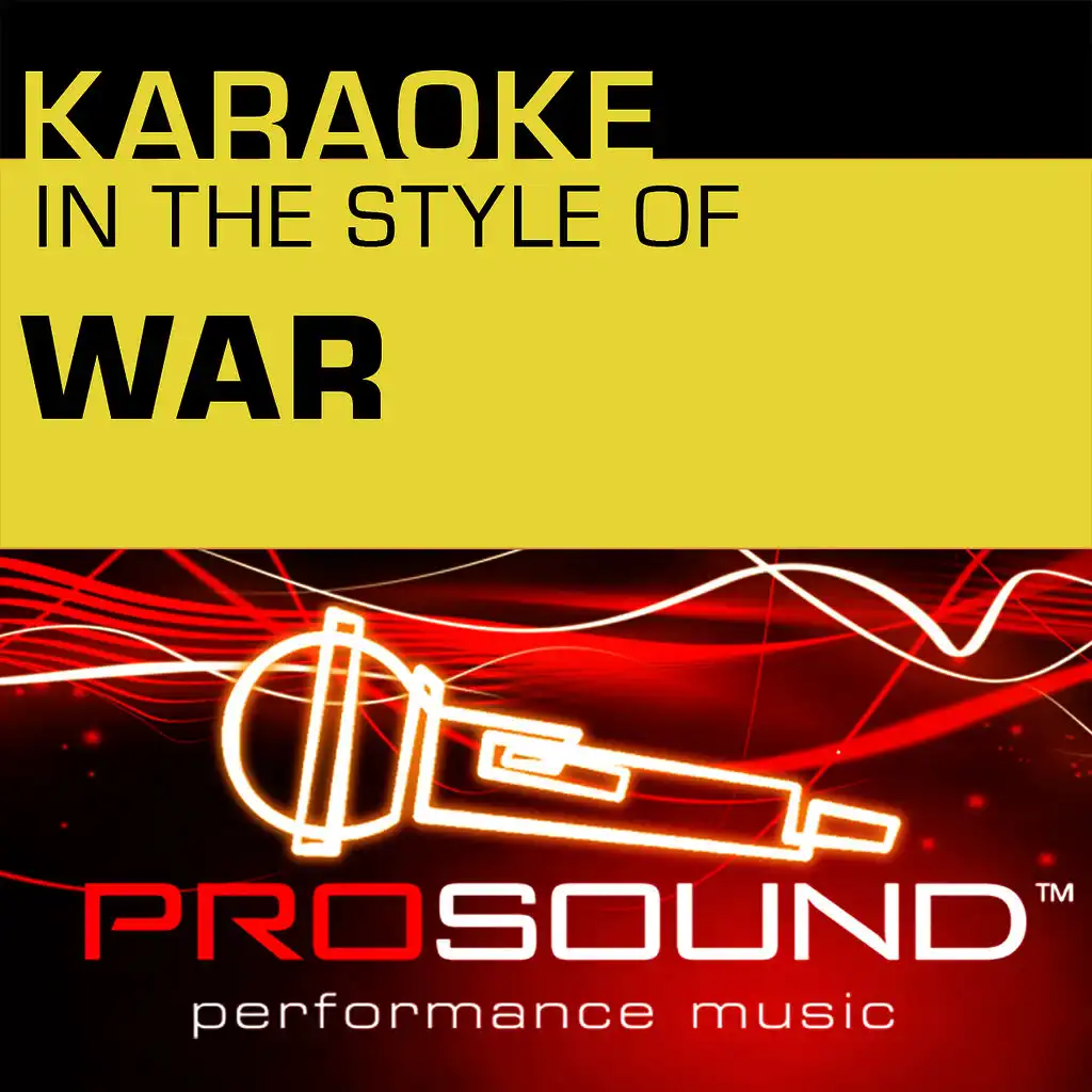 Cisco Kid (Karaoke Instrumental Track)[In the style of War]